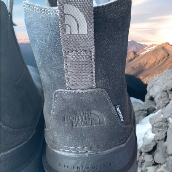 THE NORTH FACE Men’s Chilkat IV Pull-On Gray/Black Waterproof Heat Seeker Boots - Picture 6 of 12
